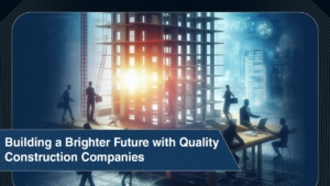Building a Brighter Future with Quality Construction Companies